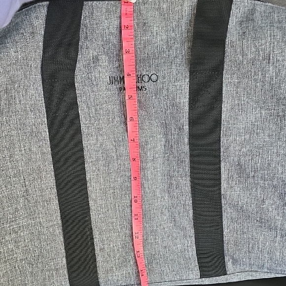 Jimmy Choo Black and Gray Duffel Bag - Picture 3 of 9